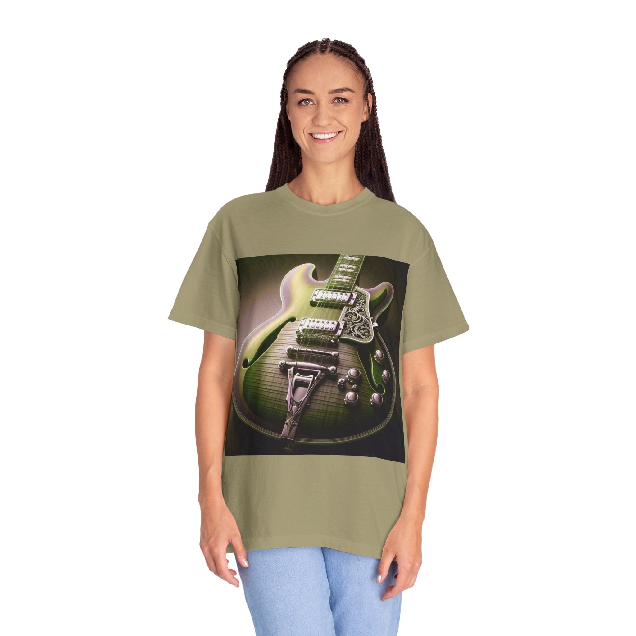 Guitar Men's Garment-Dyed T-shirt