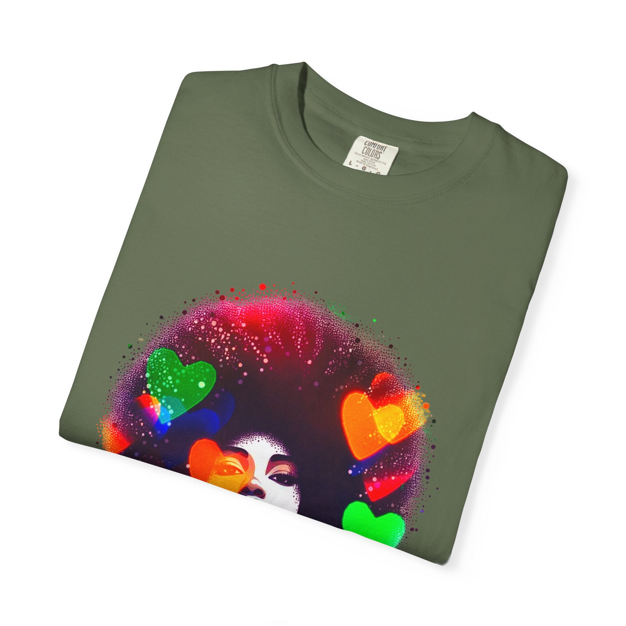 Afrocentric Women Men's Garment-Dyed T-shirt