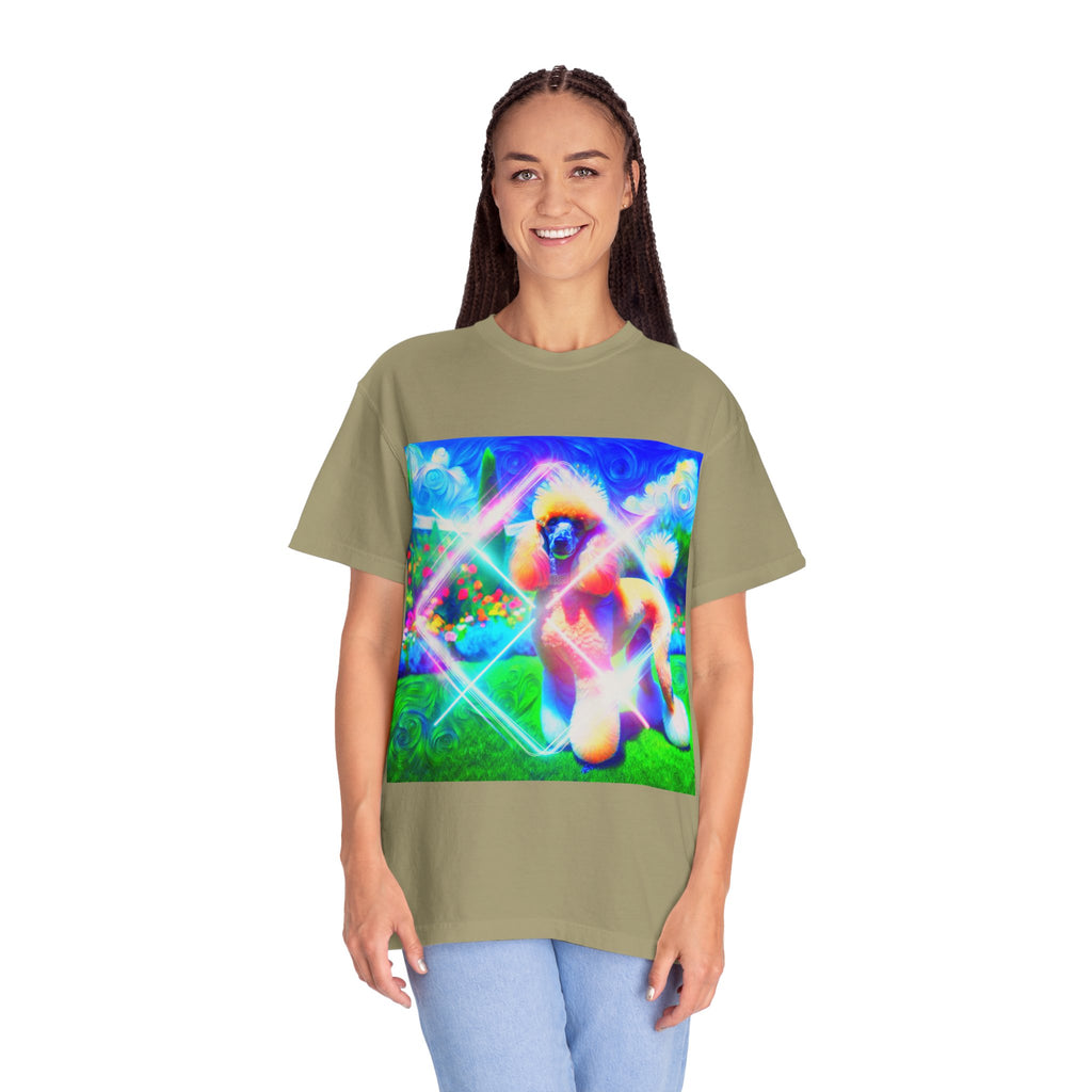 Neon Poodle Men's Garment-Dyed T-shirt Neon poopoooi