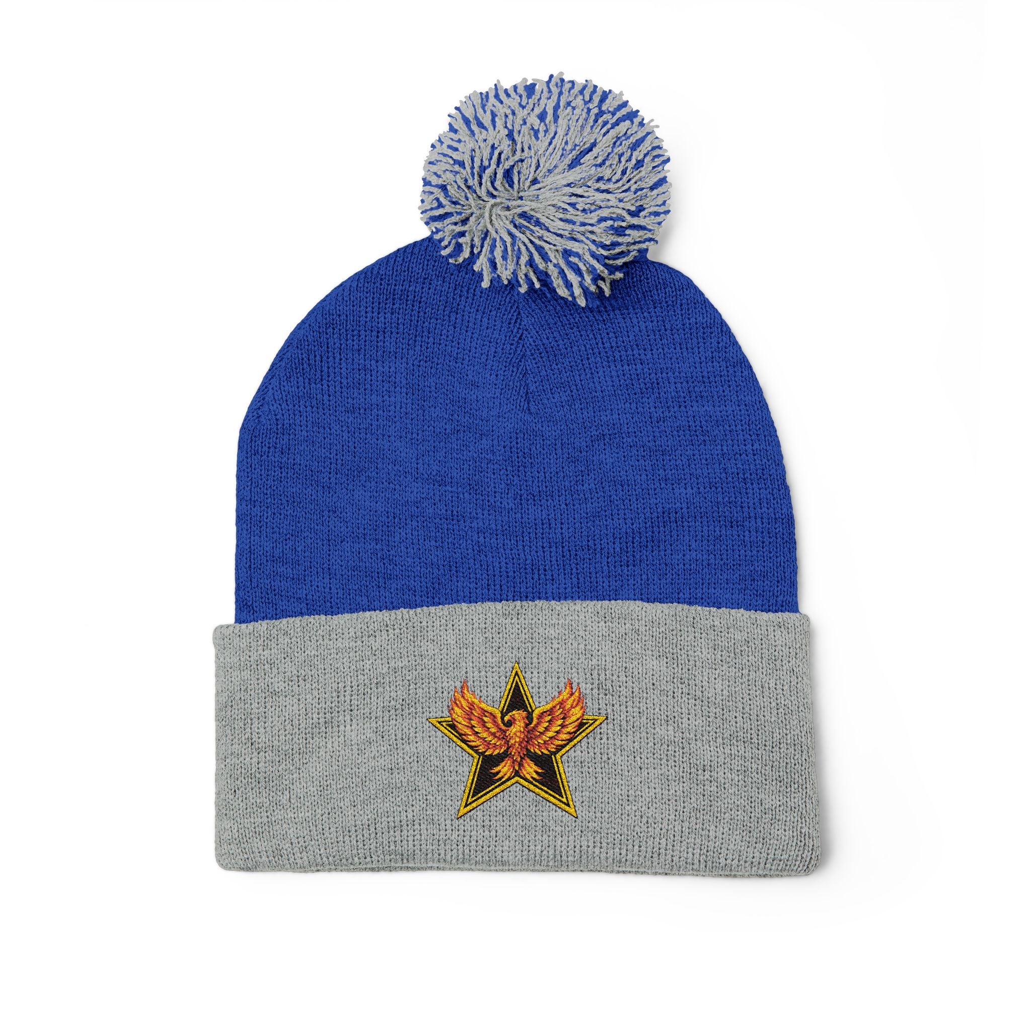 Gold Star Legends Pom-Pom Knit Cap (Embroidery)