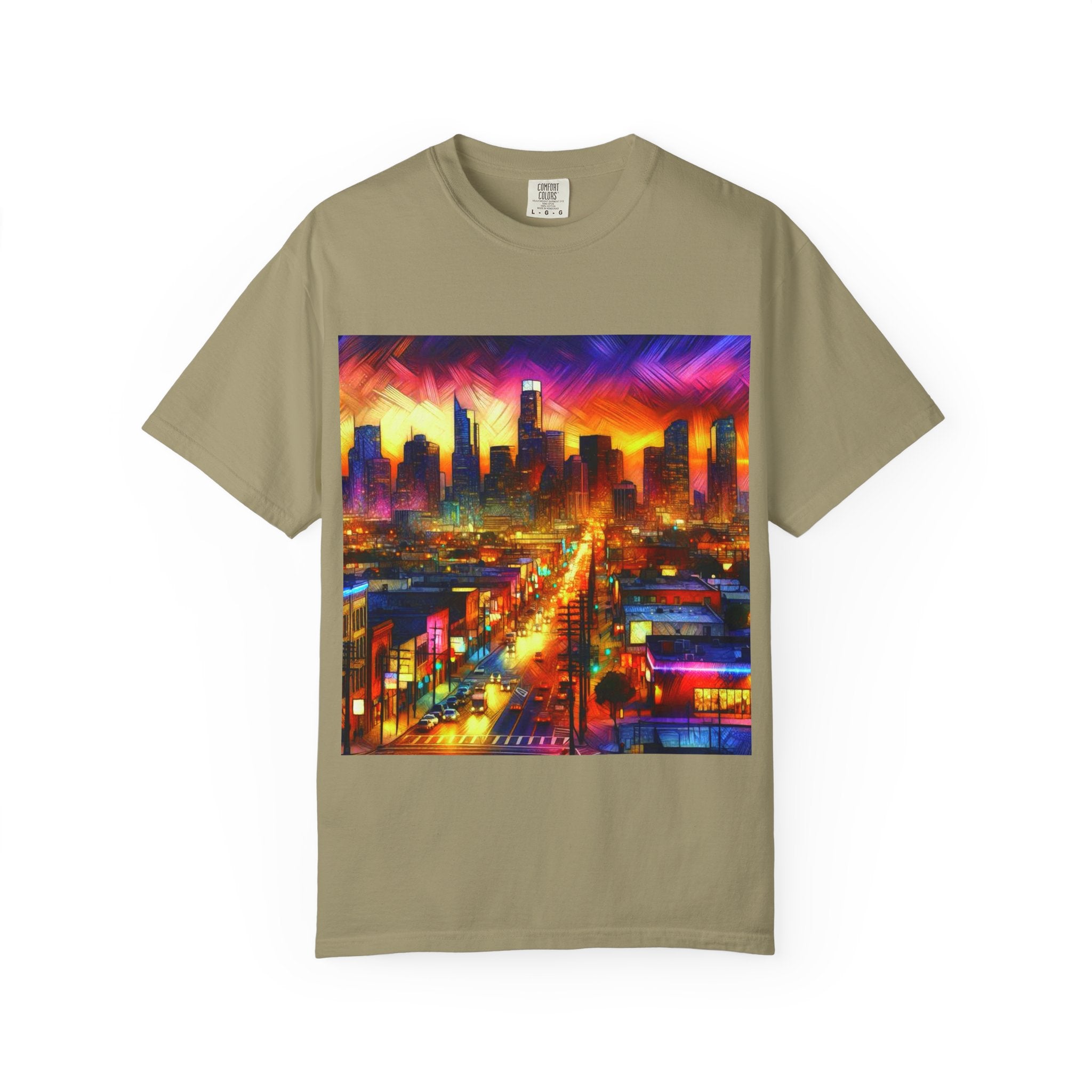 Artsy City Men's Garment-Dyed T-shirt