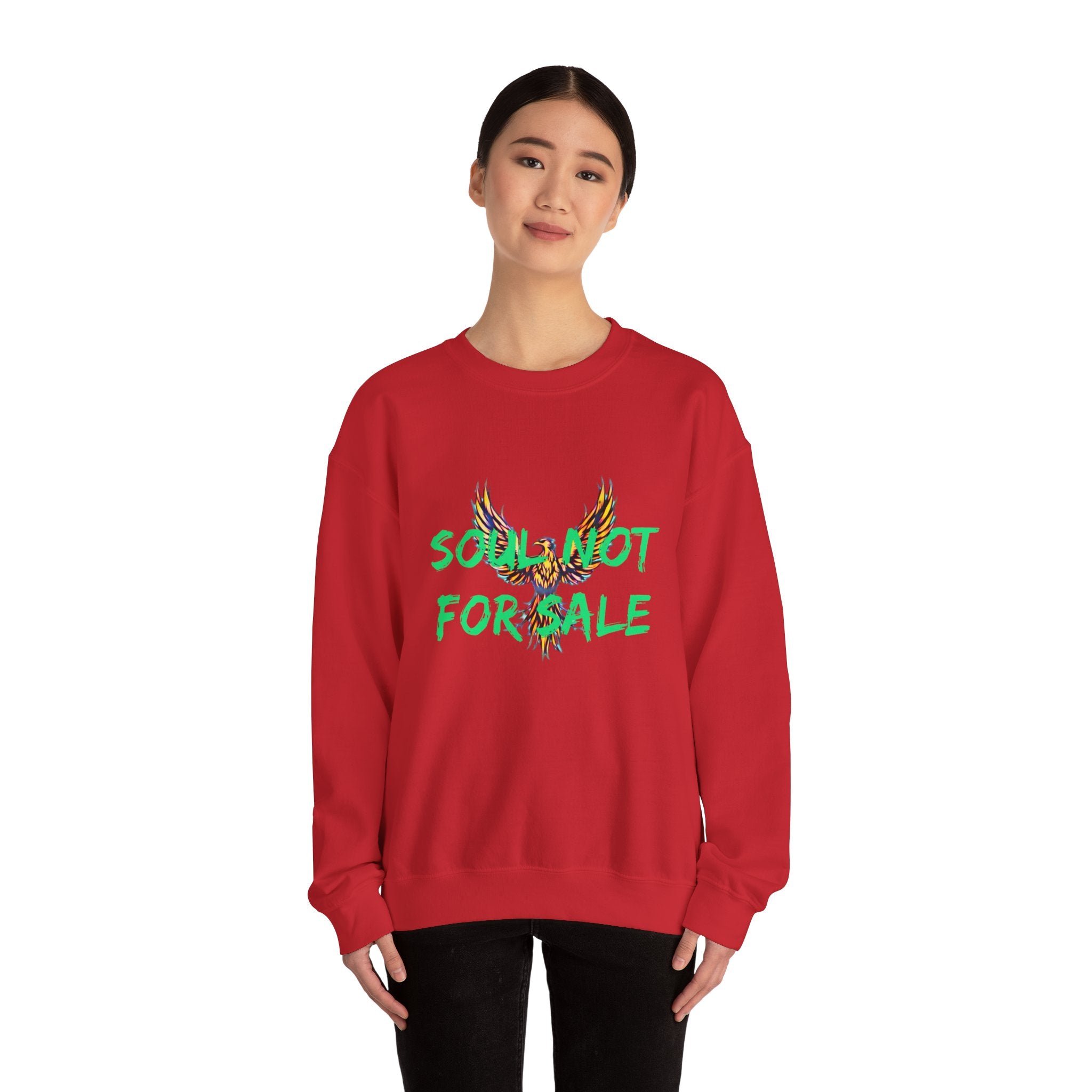 Soul Not For Sale Men’s Heavy Blend™ Crewneck Sweatshirt