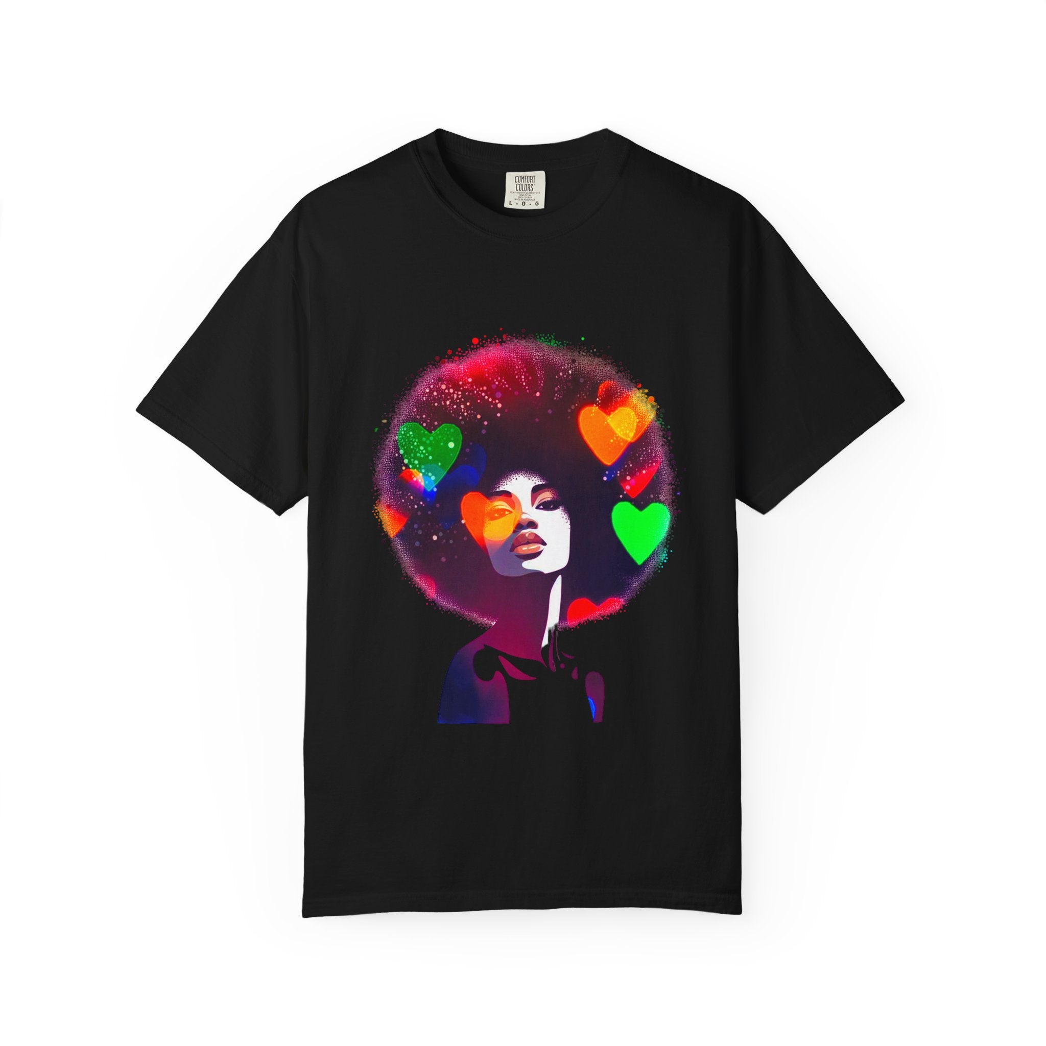 Afrocentric Women Men's Garment-Dyed T-shirt